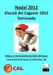 Elecció del Caganer de l’any i Torronada (17/12/12)