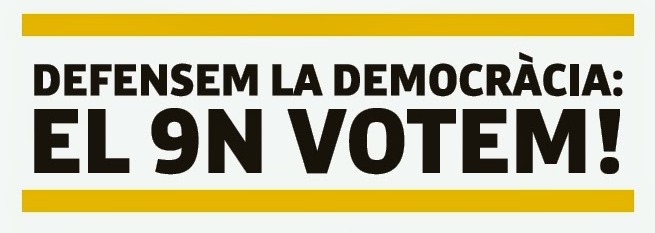Defensem la democràcia: el 9N votarem !! (18/10/14)