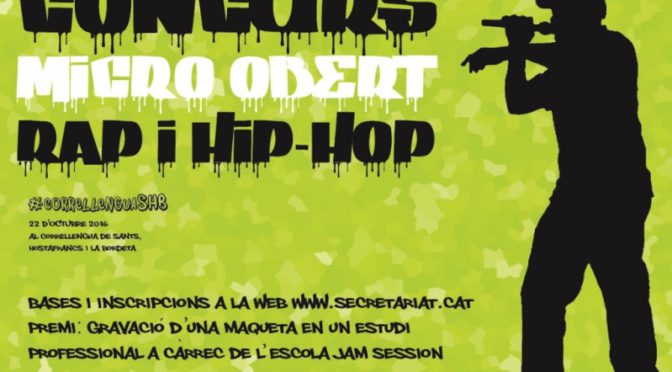 Concurs micro obert de rap i hip-hop 2016 (22 Octubre)