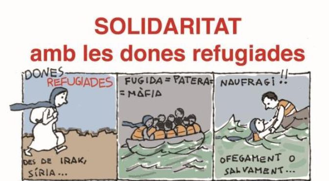 Concentració en suport de les persones refugiades (12 Octubre)