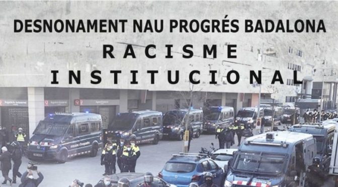 Denunciem el racisme institucional – 9 Febrer